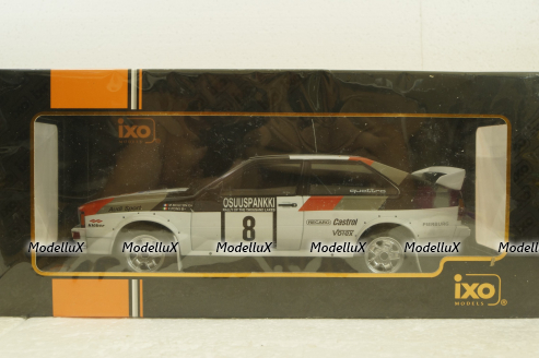 Audi quattro, No.8, Rallye WM, 1000 Lakes Rally, M.Mouton/F.Pons, 1982, RMC094C, IXO 1:18