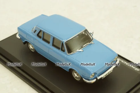 Skoda 110L, blue, 143ABS701LD, Abrex 1:43