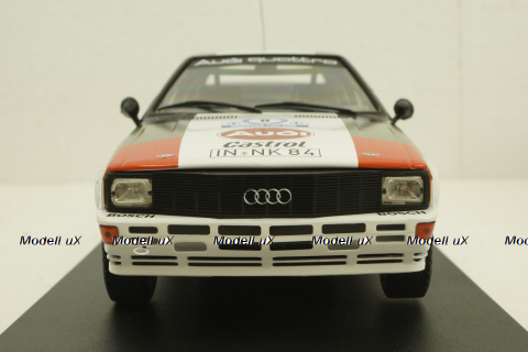 Audi quattro, No.8, Rallye WM, 1000 Lakes Rally, M.Mouton/F.Pons, 1982, RMC094C, IXO 1:18