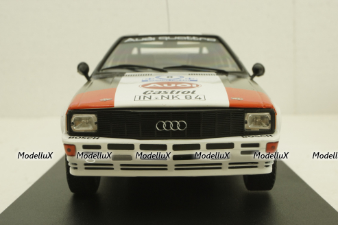 Audi quattro, No.8, Rallye WM, 1000 Lakes Rally, M.Mouton/F.Pons, 1982, RMC094C, IXO 1:18