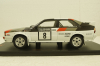 Audi quattro, No.8, Rallye WM, 1000 Lakes Rally, M.Mouton/F.Pons, 1982, RMC094C, IXO 1:18