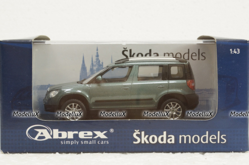Skoda Yeti, green metallic, 143AB014QB, Abrex 1:43