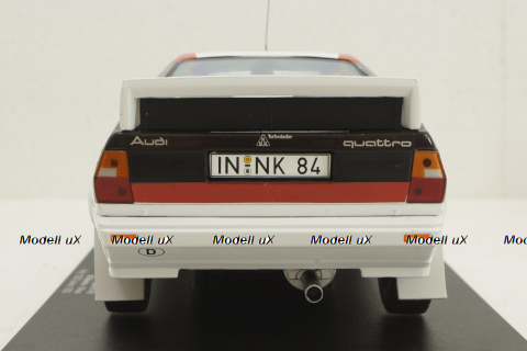 Audi quattro, No.8, Rallye WM, 1000 Lakes Rally, M.Mouton/F.Pons, 1982, RMC094C, IXO 1:18
