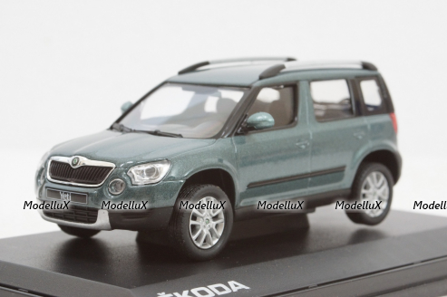 Skoda Yeti, green metallic, 143AB014QB, Abrex 1:43