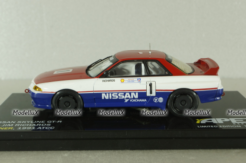 Nissan Skyline GT-R (R32) winner Australian Tour.Car Champ. #1 Jim Richards 1991 ATCC, APEX 1:43