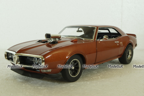Pontiac firebird drag outlaw, custom metallic orange, 1805217 , ACME 1:18