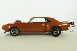 Pontiac firebird drag outlaw, custom metallic orange, 1805217 , ACME 1:18
