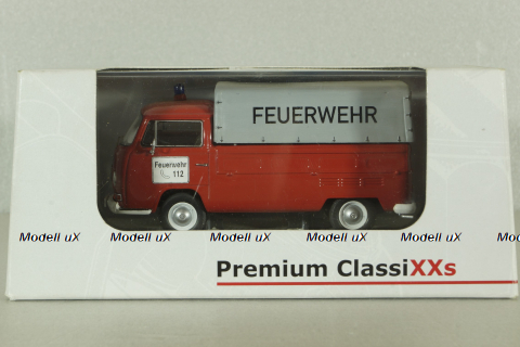 Volkswagen T2a  Pritsche Feuerwehr 1967, Premium Classixxs 1:43