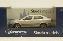 Skoda Octavia II 2004, silver diamand metallic, 143AB001A, Abrex 1:43