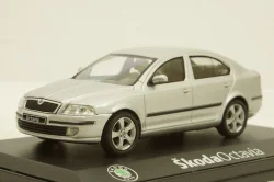 Skoda Octavia II 2004, silver diamand metallic, 143AB001A, Abrex 1:43