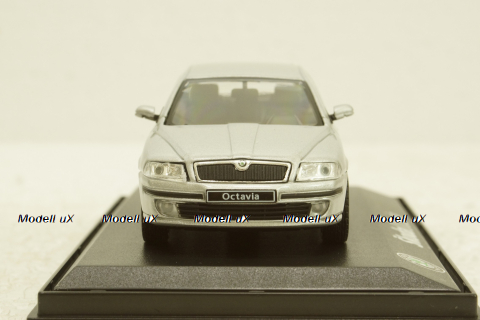 Skoda Octavia II 2004, silver diamand metallic, 143AB001A, Abrex 1:43