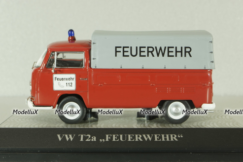 Volkswagen T2a  Pritsche Feuerwehr 1967, Premium Classixxs 1:43
