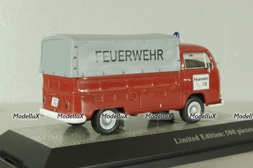 Volkswagen T2a  Pritsche Feuerwehr 1967, Premium Classixxs 1:43