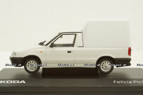 Skoda Felicia Pickup, white, 143ABS710E, Abrex 1:43