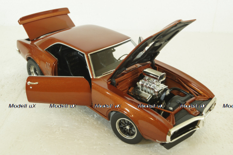 Pontiac firebird drag outlaw, custom metallic orange, 1805217 , ACME 1:18