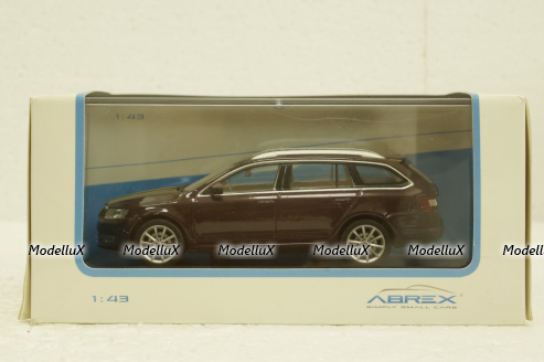 Skoda Octavia III Combi 2013, rosso brunello metalic, 143AB027JB, Abrex 1:43