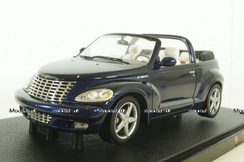 Chrysler PT cruiser cabrio, blue, 53839,  Hotwheels 1:18