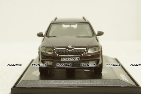Skoda Octavia III Combi 2013, rosso brunello metalic, 143AB027JB, Abrex 1:43