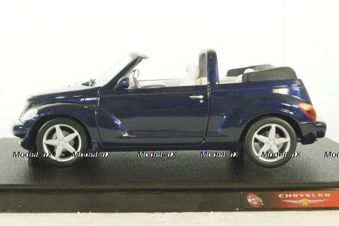Chrysler PT cruiser cabrio, blue, 53839,  Hotwheels 1:18