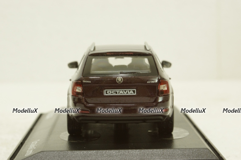 Skoda Octavia III Combi 2013, rosso brunello metalic, 143AB027JB, Abrex 1:43