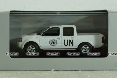 Nissan Navara (D22) Pick-Up  UN Liberia Peacekeeping 2007 white, JC433, JCollection 1:43 