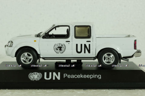 Nissan Navara (D22) Pick-Up  UN Liberia Peacekeeping 2007 white, JC433, JCollection 1:43