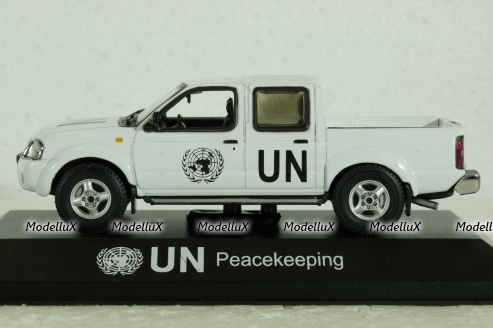 Nissan Navara (D22) Pick-Up  UN Liberia Peacekeeping 2007 white, JC433, JCollection 1:43 