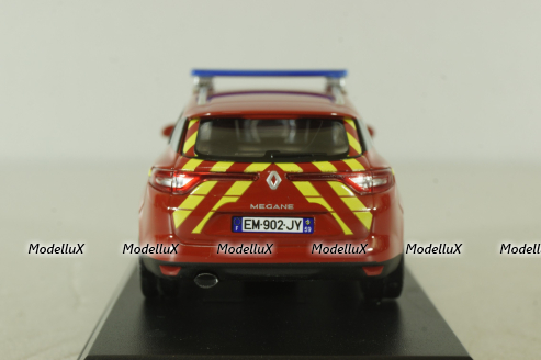 Renault Megane IV Estate Pompiers 2016, red, 517797, Norev 1:43