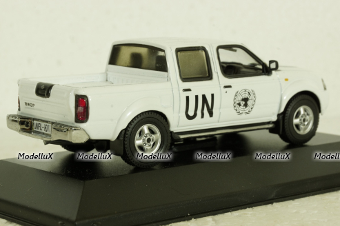 Nissan Navara (D22) Pick-Up  UN Liberia Peacekeeping 2007 white, JC433, JCollection 1:43 