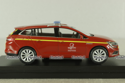 Renault Megane IV Estate Pompiers 2016, red, 517797, Norev 1:43
