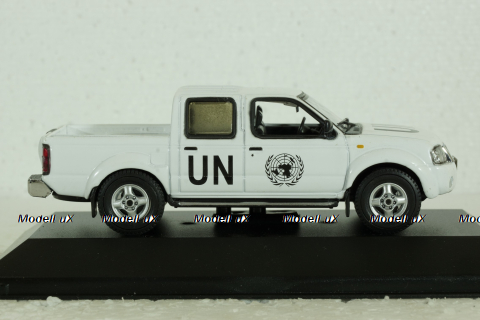 Nissan Navara (D22) Pick-Up  UN Liberia Peacekeeping 2007 white, JC433, JCollection 1:43