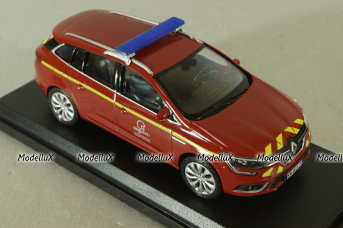Renault Megane IV Estate Pompiers 2016, red, 517797, Norev 1:43