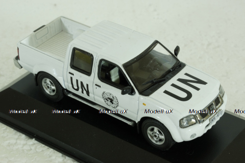 Nissan Navara (D22) Pick-Up  UN Liberia Peacekeeping 2007 white, JC433, JCollection 1:43