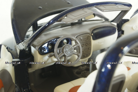 Chrysler PT cruiser cabrio, blue, 53839,  Hotwheels 1:18