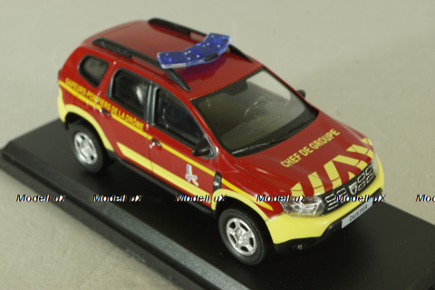 Dacia Duster Pompiers 2020, Chef de Groupe, red, 509048, Norev 1:43