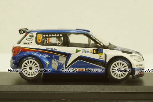 Skoda Fabia S2000 (facelift 2010), Islas Canarias 2011 #6, Loix-Miclotte, 143LE604I, Abrex 1:43