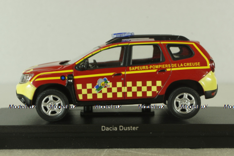 Dacia Duster Pompiers de la Creuse de 2020, red, 509049, Norev 1:43  Уценка!