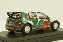 Skoda Fabia WRC Evo II , Rallye Japan 2005,  #12 Mikko Hirvonen, 143XAB601TF, Abrex 1:43