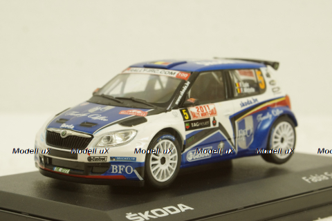 Skoda Fabia S2000 (facelift 2010), Rallye Monte Carlo 2011, #5 Loix-Miclotte, 143LE604H, Abrex 1:43