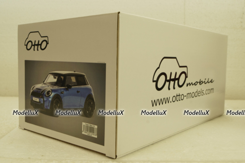 Mini Cooper S, blue/black, OT982, Otto 1:18