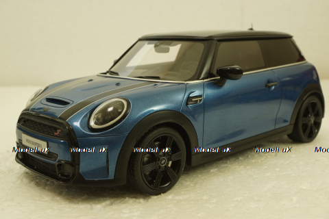 Mini Cooper S, blue/black, OT982, Otto 1:18
