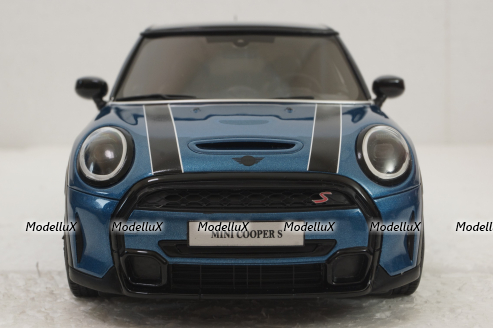 Mini Cooper S, blue/black, OT982, Otto 1:18