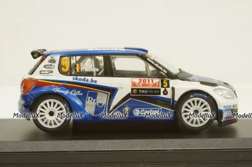 Skoda Fabia S2000 (facelift 2010), Rallye Monte Carlo 2011, #5 Loix-Miclotte, 143LE604H, Abrex 1:43