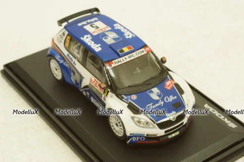 Skoda Fabia S2000 (facelift 2010), Rallye Monte Carlo 2011, #5 Loix-Miclotte, 143LE604H, Abrex 1:43