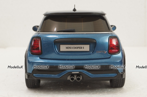 Mini Cooper S, blue/black, OT982, Otto 1:18