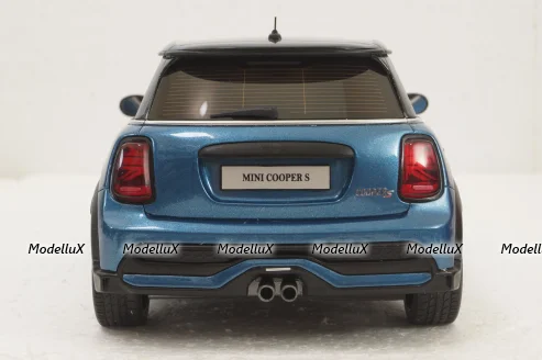 Mini Cooper S, blue/black, OT982, Otto 1:18