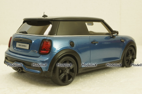Mini Cooper S, blue/black, OT982, Otto 1:18