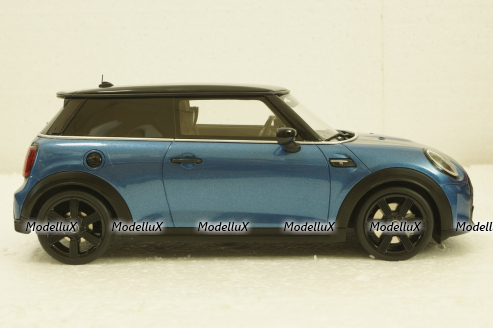 Mini Cooper S, blue/black, OT982, Otto 1:18