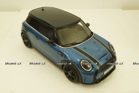 Mini Cooper S, blue/black, OT982, Otto 1:18