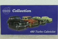Volvo 480 Turbo Cabriolet 1990 blue, AVC023, Atlas Volvo Collection, 1:43